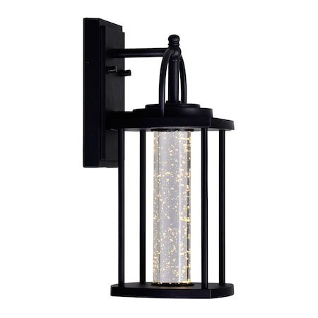 Cwi Lighting Greenwood LED Outdoor Black Wall Lantern 0407W7-1-101